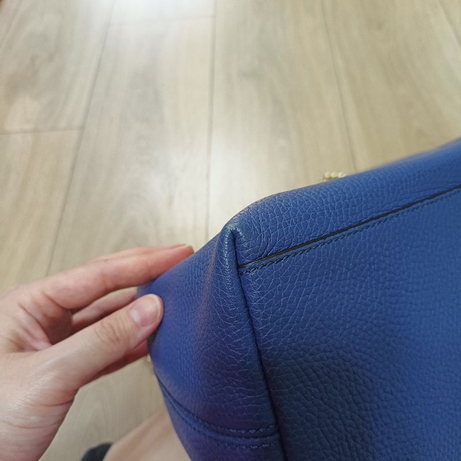 Gucci 雙G LOGO 流蘇雙鍊手提/肩背兩用包-9
