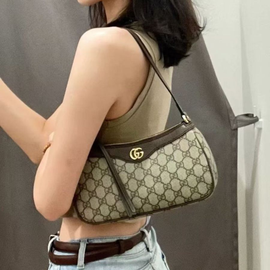 全新Gucci老花腋下包 手提包-3