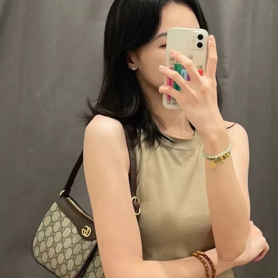 全新Gucci老花腋下包 手提包-4