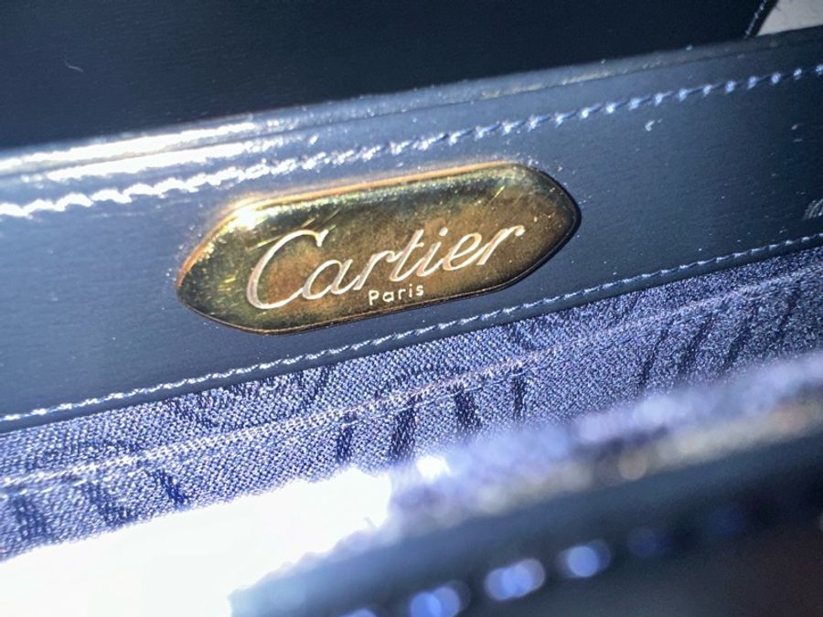 中古Cartier 藍寶石系列手拿包-8