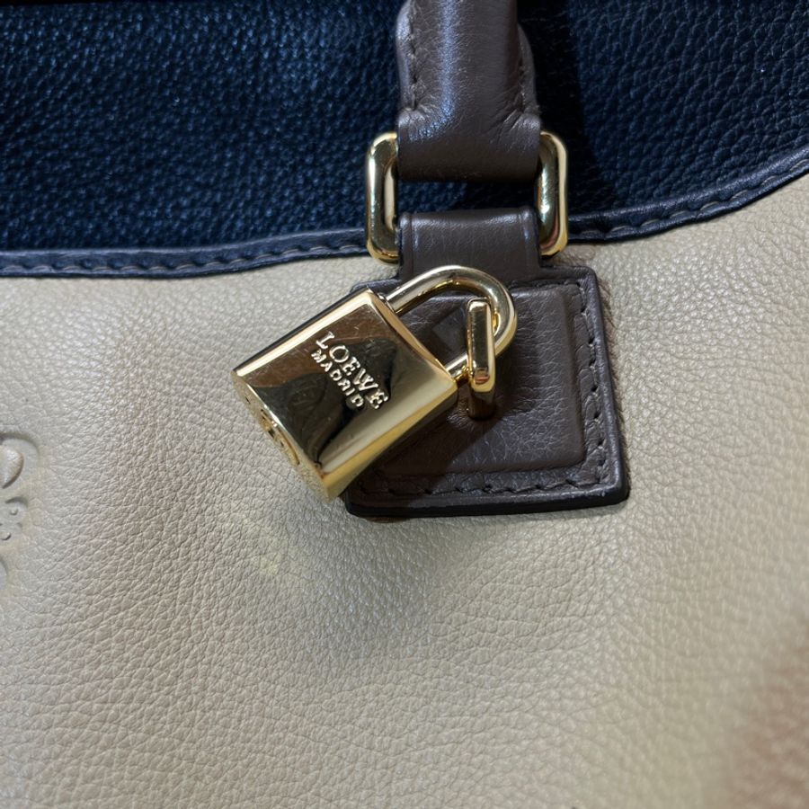 Loewe Amazona 36全皮經典熊貓配色|外牛皮內羊皮-18
