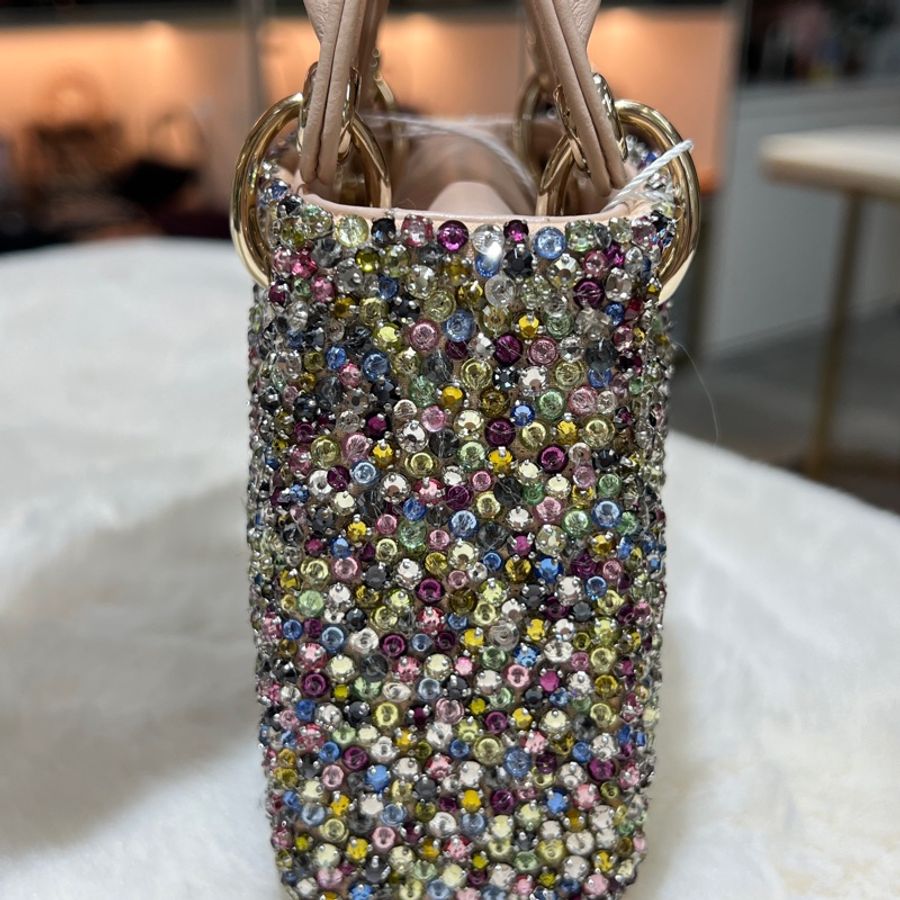 Dior  micro lady Dior 迪奧 迷你 限量 刺繡戴妃 X960-4