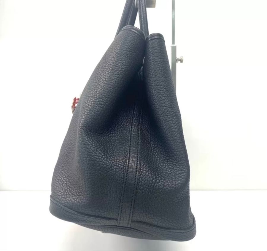 Hermes Garden Party 36 Black PHW 愛馬仕花園包 黑銀-1