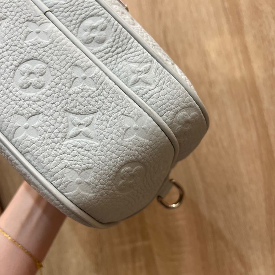LV 礦物灰牛皮S-Lock銀釦手提斜背包M23152-8
