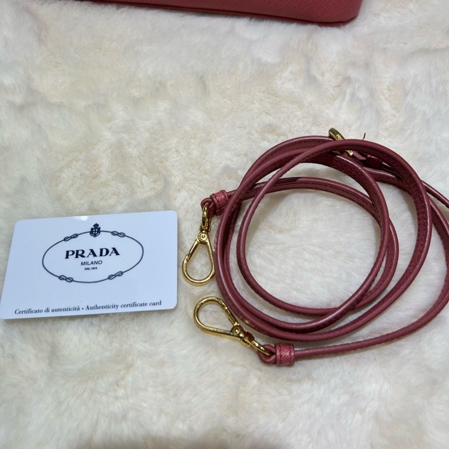PRADA saffiano mini Dome bag 普拉達 迷你貝殼包 XA012-10