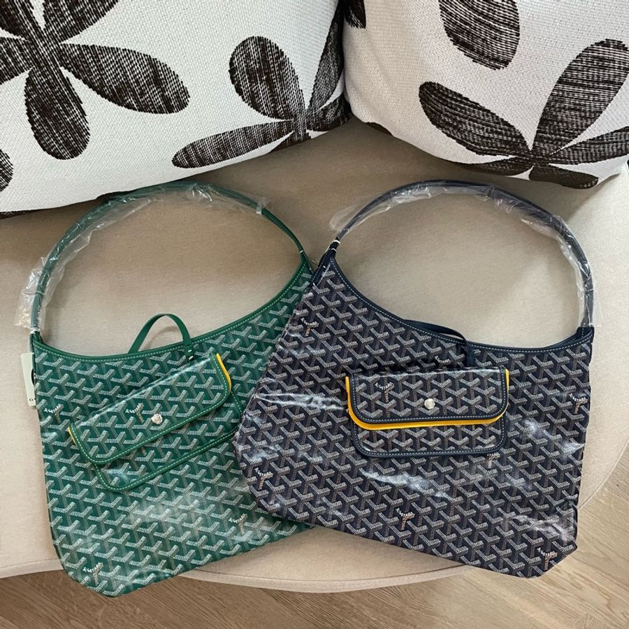 [現貨] Goyard Hobo Bag 💚 深藍/綠色-0