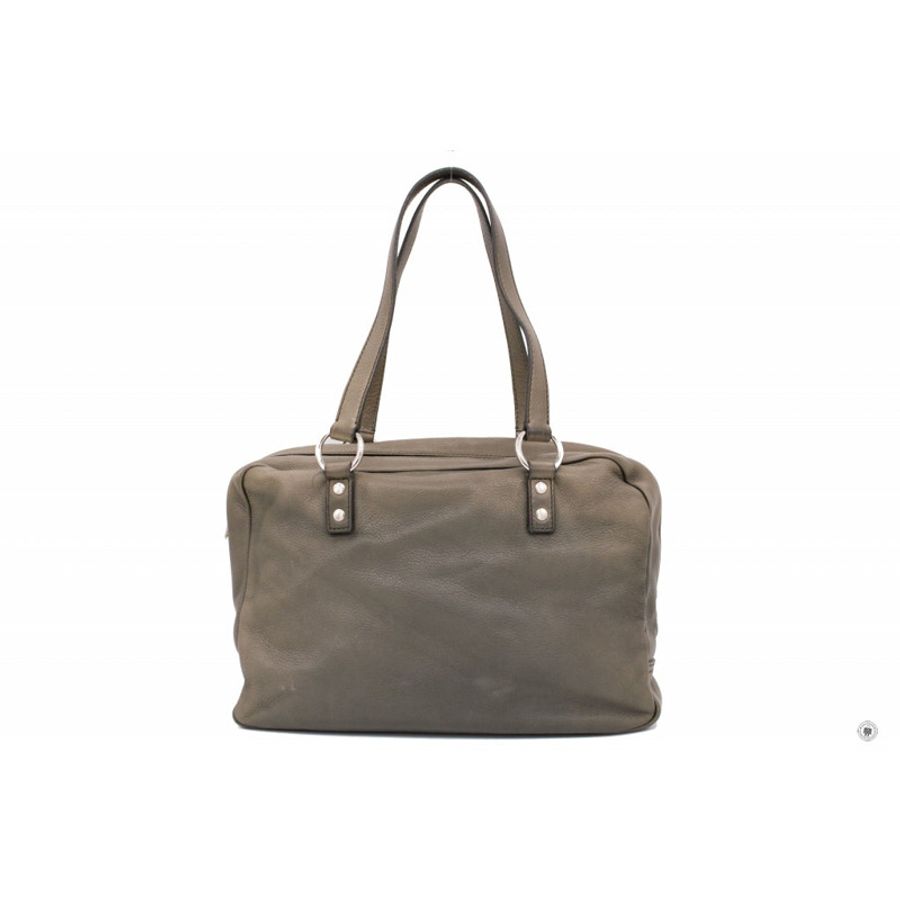 Saint Laurent 227747 Rivegauche Grey Leather Shoulder Bags Shw-2