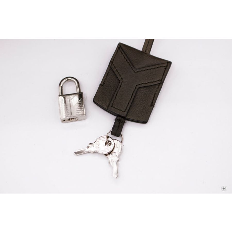 Saint Laurent 227747 Rivegauche Grey Leather Shoulder Bags Shw-8