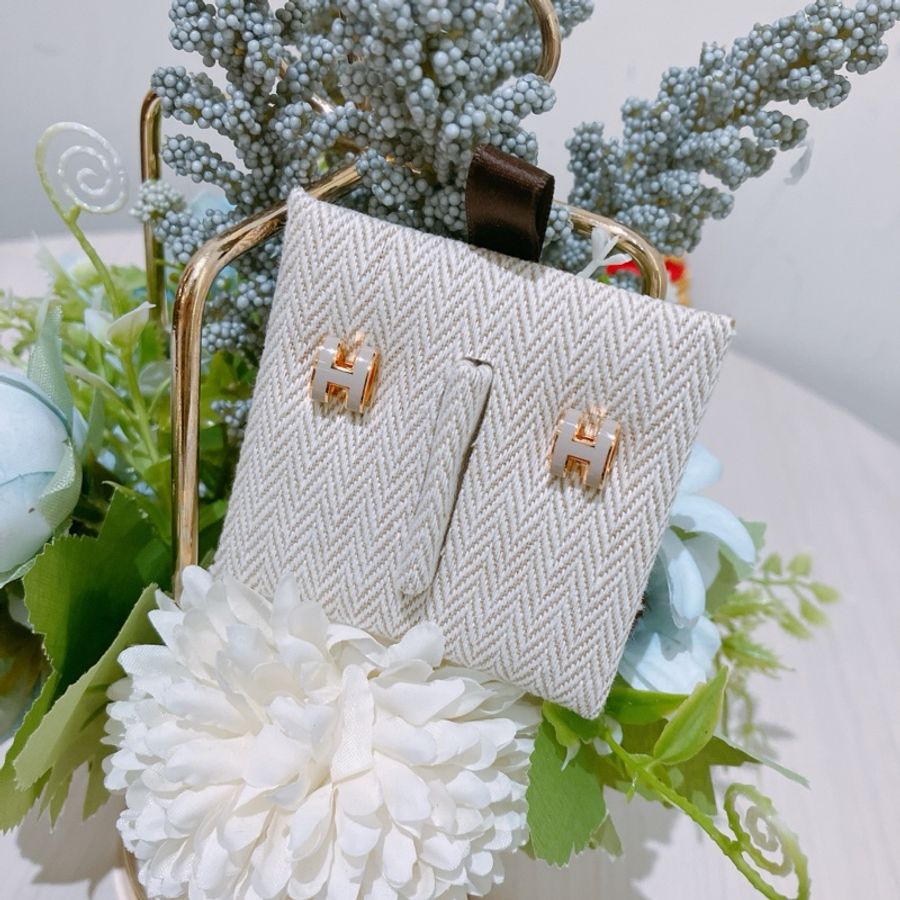 HERMES 愛馬仕小號H字耳環MINI POP H EARRINGS-0