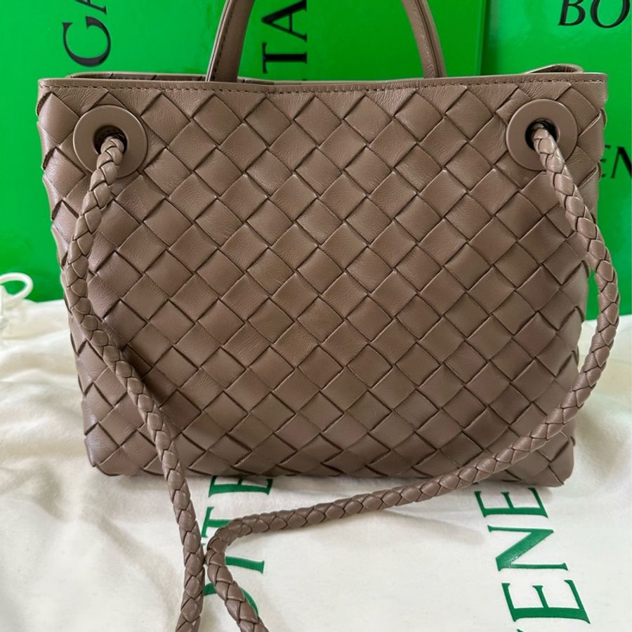 Bottega Veneta Small Andiamo 棕色(栗子色)斜背/肩背包-7