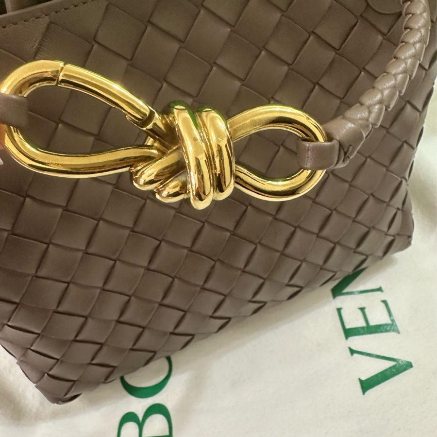 Bottega Veneta Small Andiamo 棕色(栗子色)斜背/肩背包-18