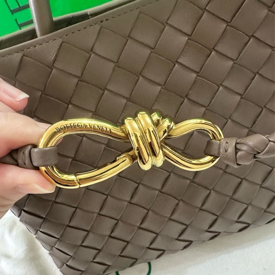 Bottega Veneta Small Andiamo 棕色(栗子色)斜背/肩背包-19