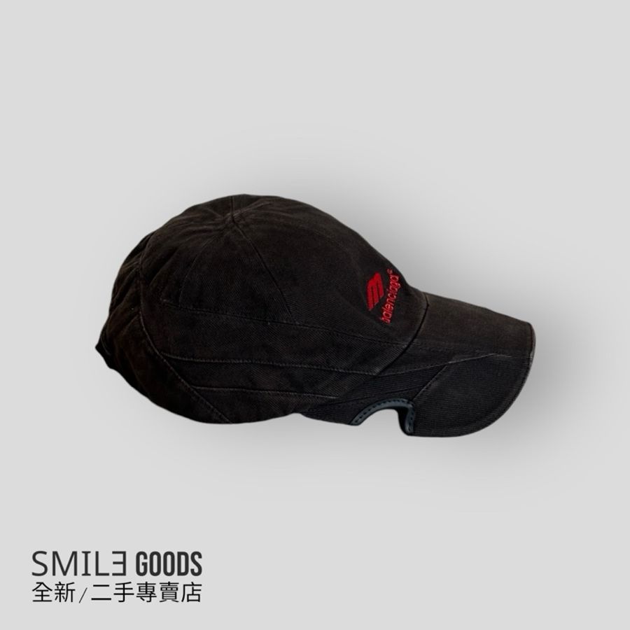 ［SMILE] Balenciaga巴黎世家 紅色3b logo缺角帽-3