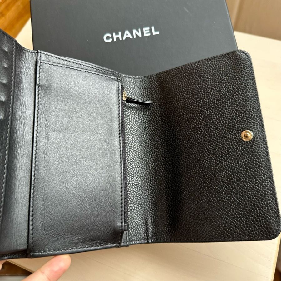 CHANEL 中夾 荔枝牛皮-6