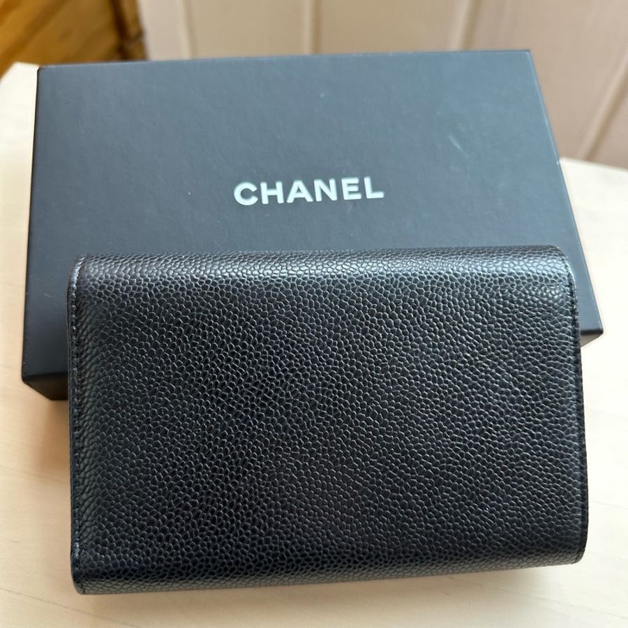CHANEL 中夾 荔枝牛皮-8