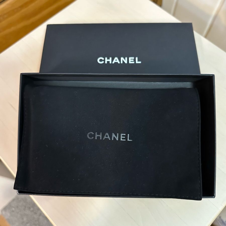 CHANEL 中夾 荔枝牛皮-10