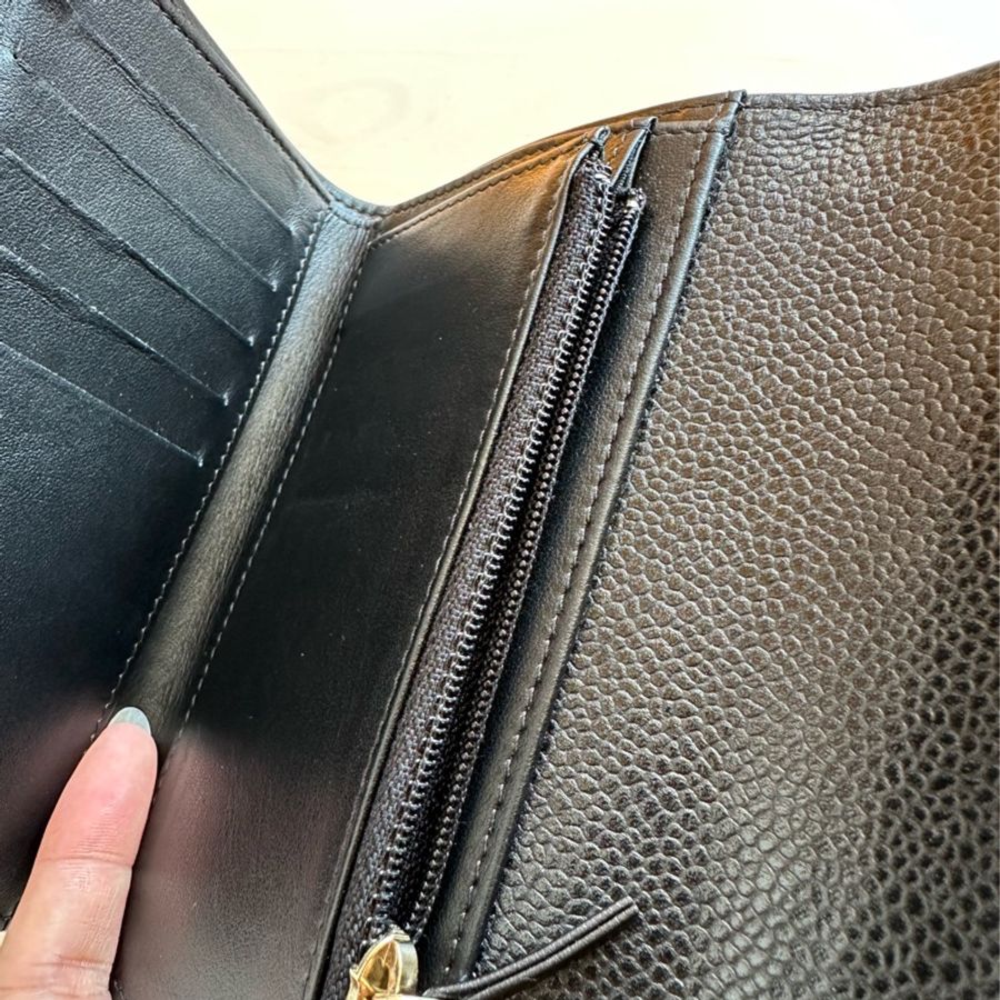 CHANEL 中夾 荔枝牛皮-16