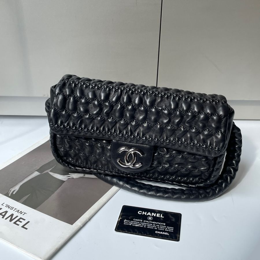 Chanel 單把抓皺口蓋包-24