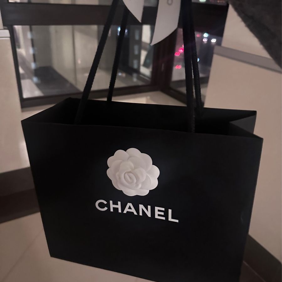 CHANEL 經典黑銀雙CLOGO羊皮雙拉鍊斜背包-26