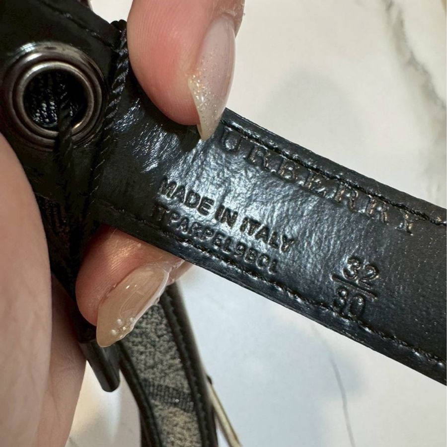 真品 burberry 全新 腰帶 皮帶 腰封-10