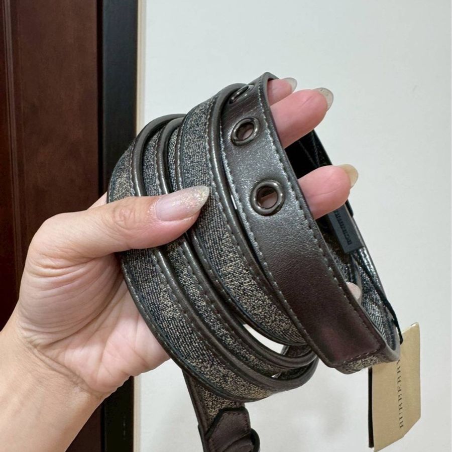 真品 burberry 全新 腰帶 皮帶 腰封-8