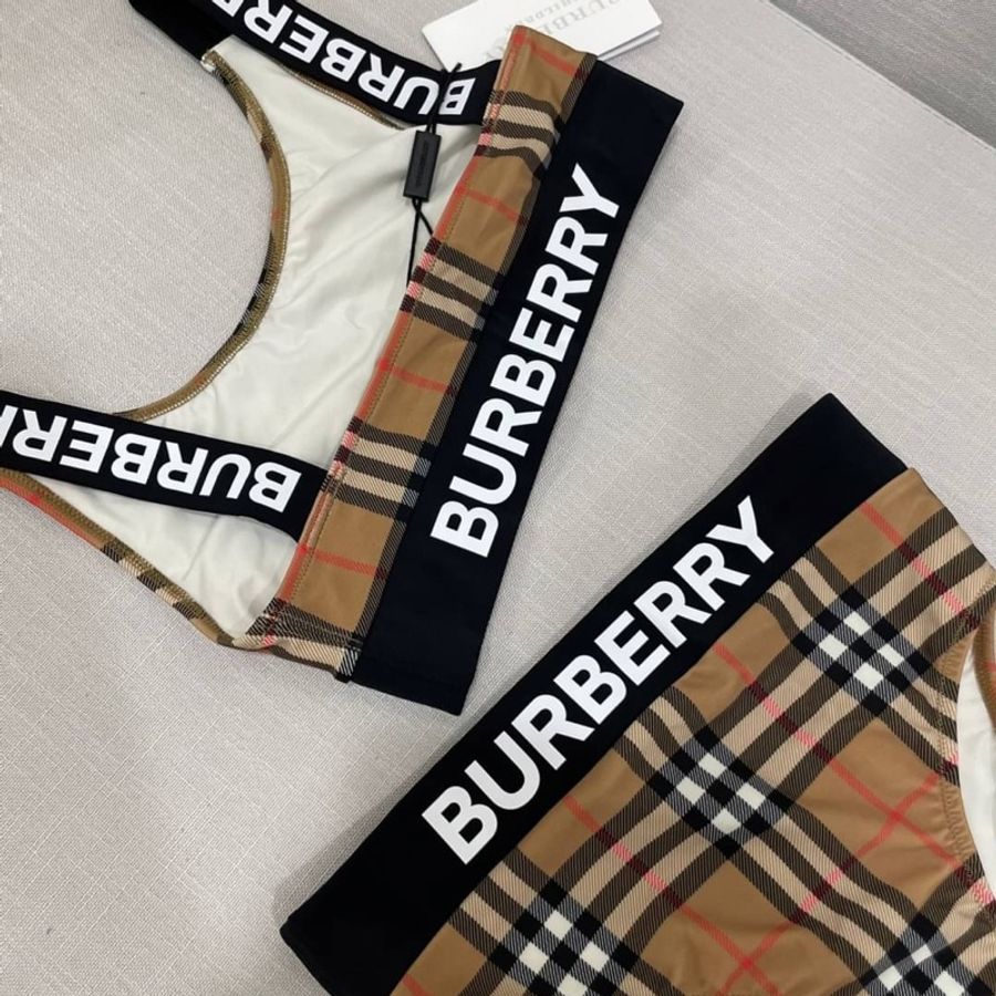 burberry 全新 12A 女童 比基尼 泳裝 內衣 內搭 泳衣 泳褲-1
