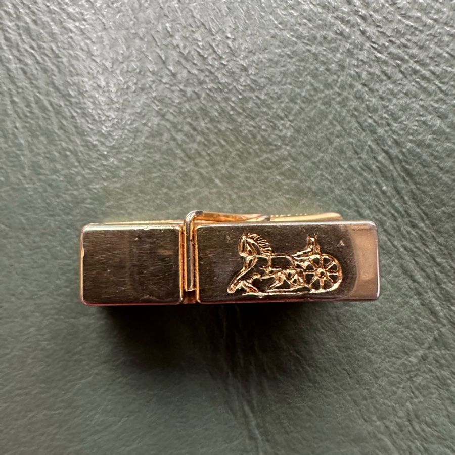 罕有Celine Vintage 可愛馬車logo小夾-2