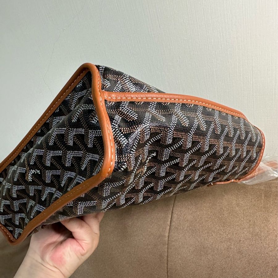 Goyard mini tote 棕色-11