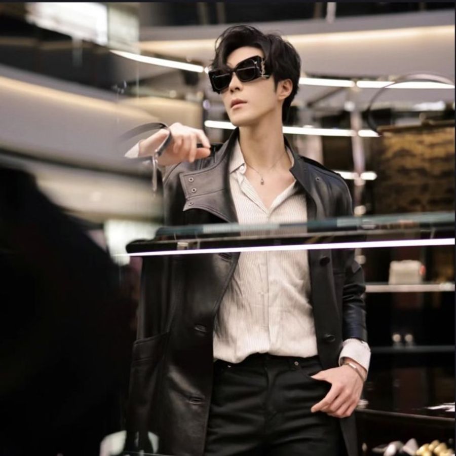 【預購】麗睛眼鏡【Saint Laurent 聖羅蘭 YSL】可刷卡分期 SL M119 BLAZE 太陽眼鏡 黑金配色-6
