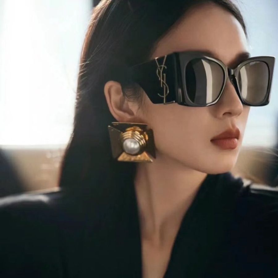 【預購】麗睛眼鏡【Saint Laurent 聖羅蘭 YSL】可刷卡分期 SL M119 BLAZE 太陽眼鏡 黑金配色-13