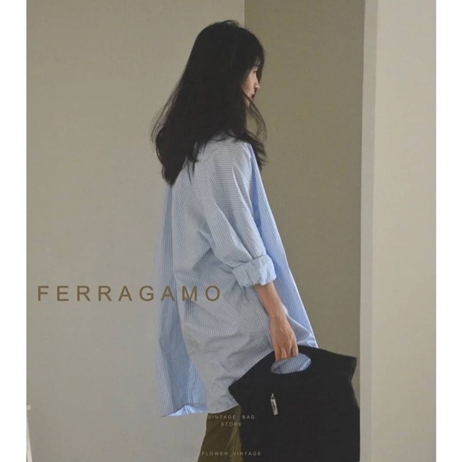 Salvatore Ferragamo 雙面袋 手提袋 購物袋 公事包 手提包 電腦包-1