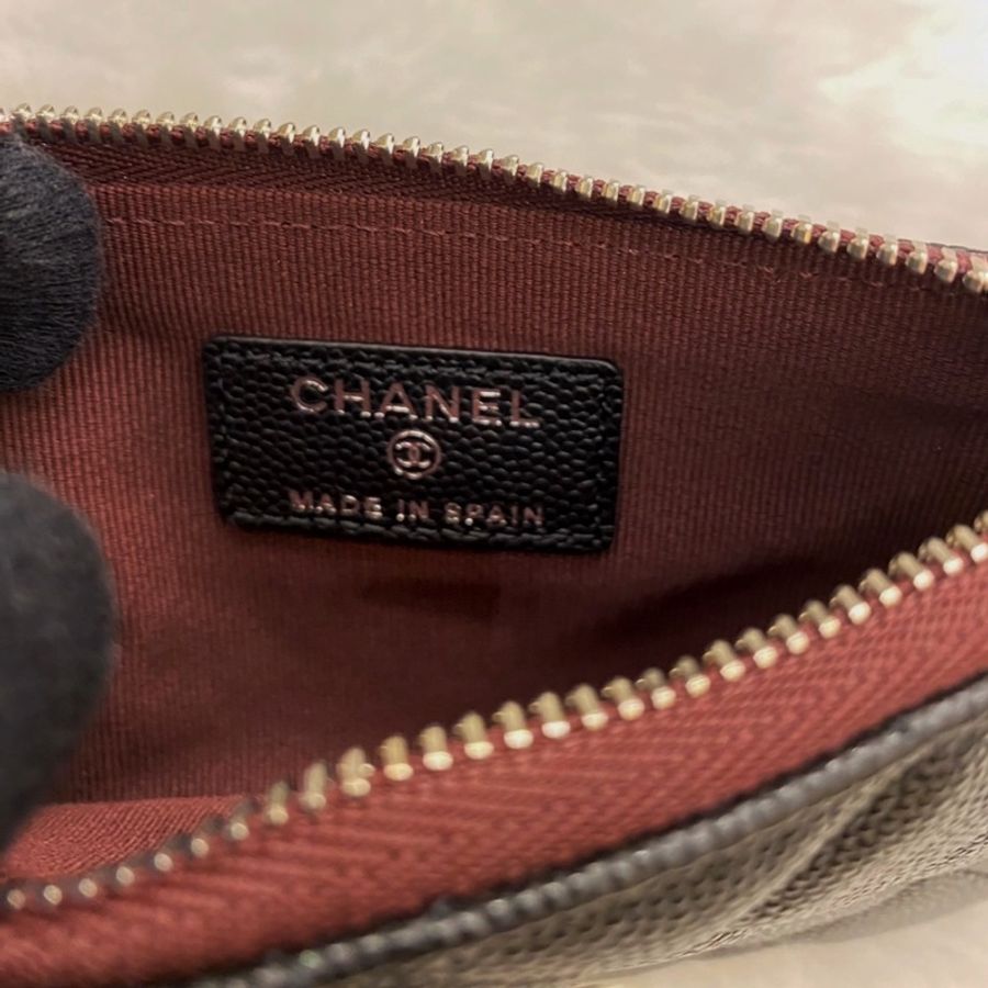 ► 全新 Chanel 一字拉鍊零錢包-3