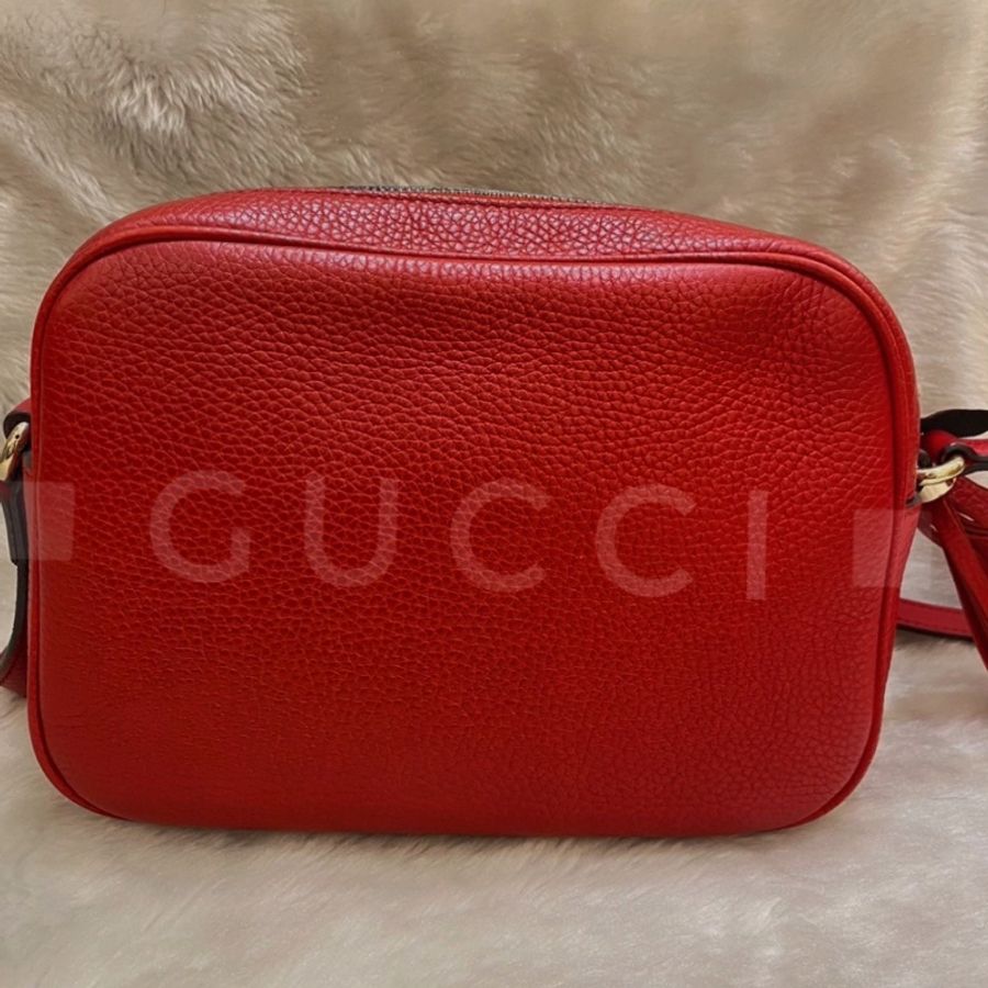 ► Gucci經典SOHO系列 牛皮流蘇吊飾肩背▫️斜背▫️相機包-1