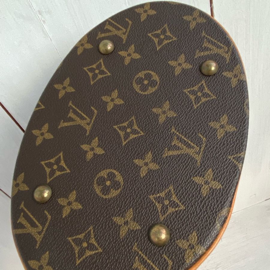 LV 水桶包 老花Vintage 手拿肩背包-4
