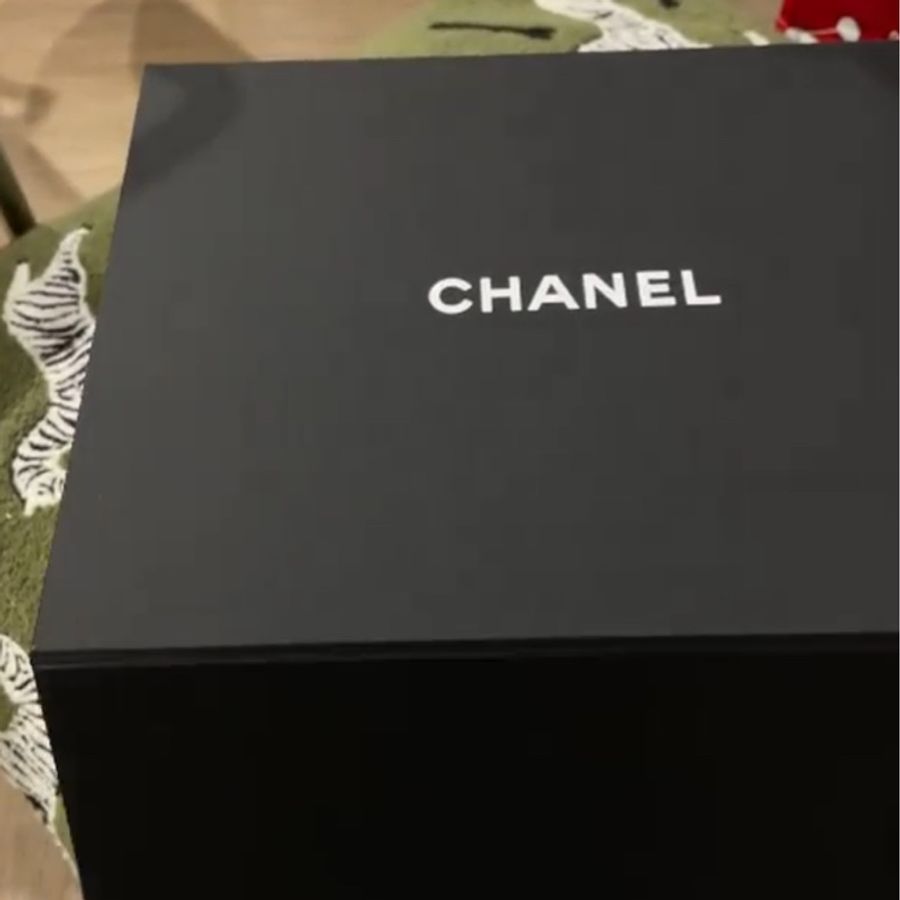 Chanel 經典老香 CF2.55奶茶色金釦 鏈包-21