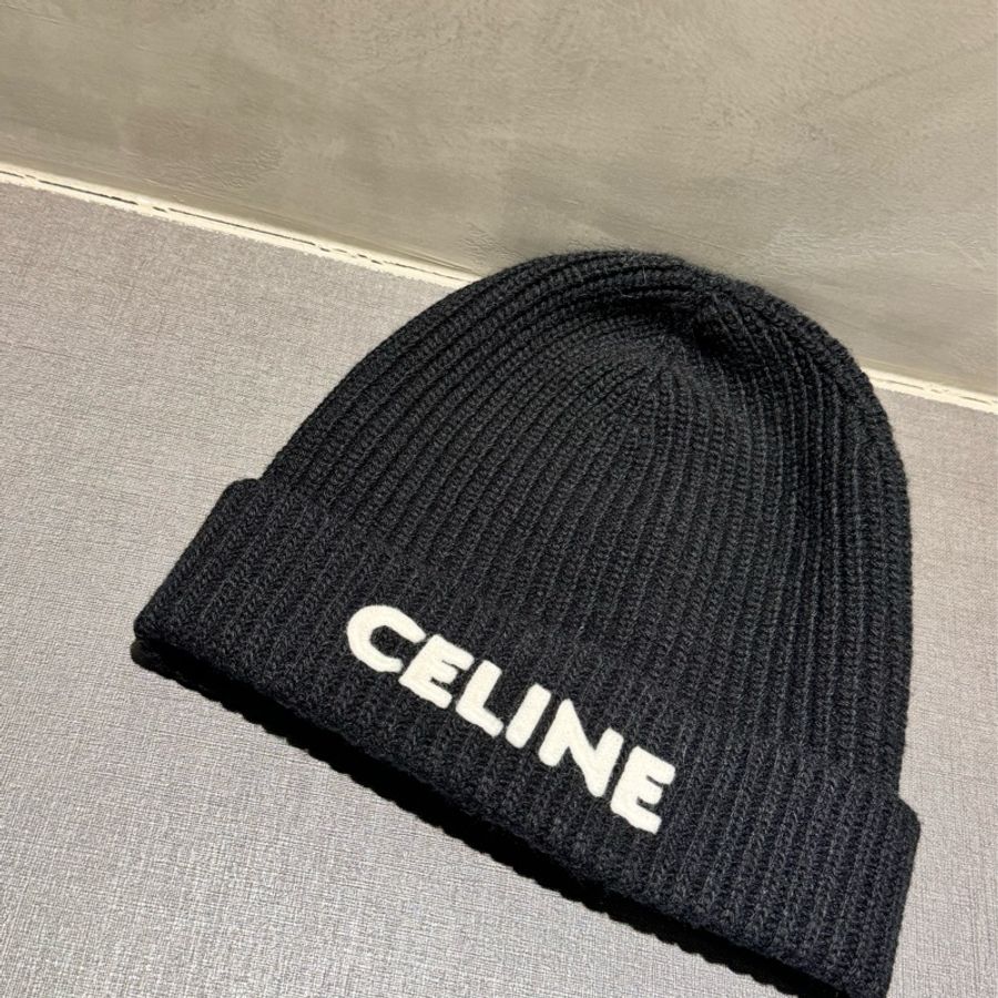 Celine 黑色毛帽冷帽 🖤🖤Lisa同款//可可愛愛-12