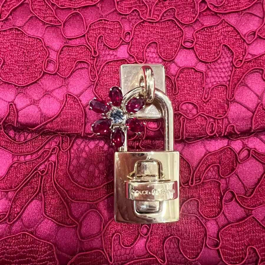 ෆ D&G 酒紅晚宴包-8