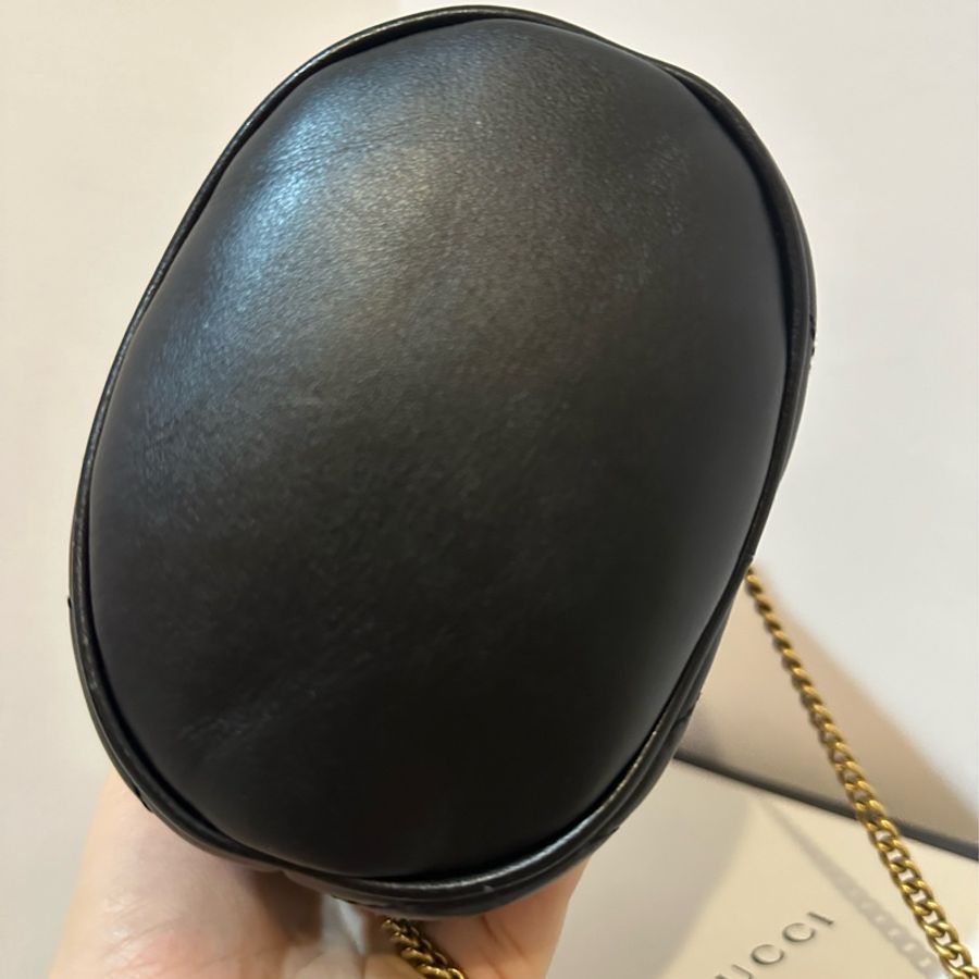 Gucci GG Marmont 迷你水桶包-7