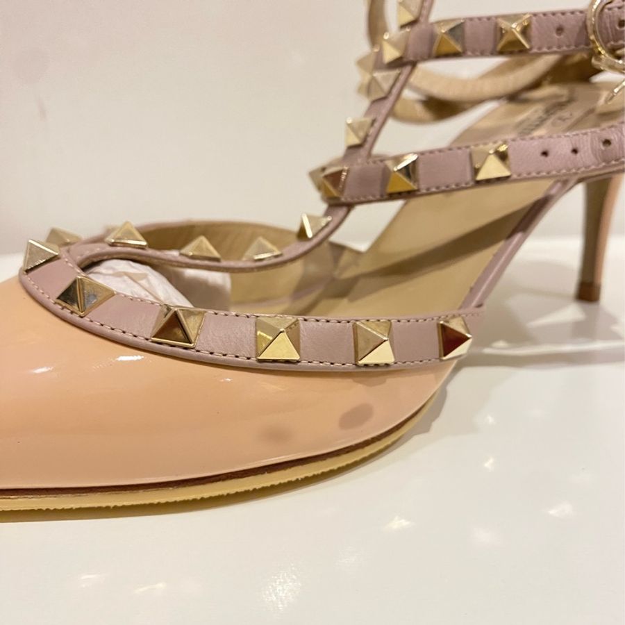 Valentino 裸粉色高跟鞋-10