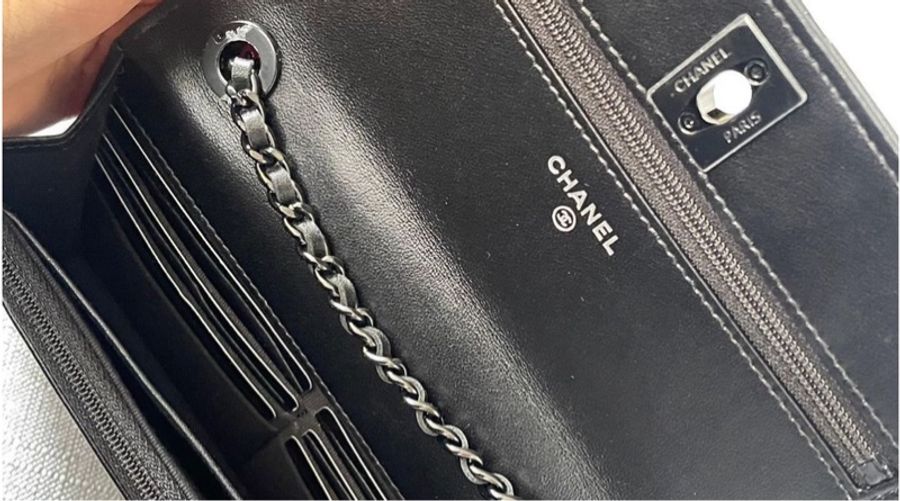 全新Chanel 全黑All Black稀有款Woc-5