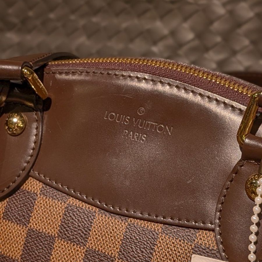 LV LOUIS  VUITTON Damier Verona 棋盤格手提包-6