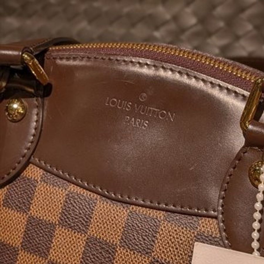 LV LOUIS  VUITTON Damier Verona 棋盤格手提包-8