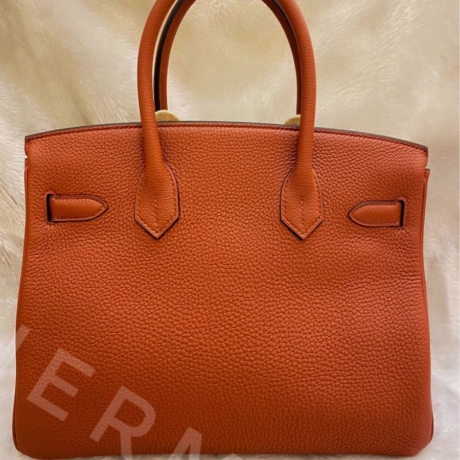 ► 全新 Hermès 愛馬仕 ✨Birkin Togo皮✨▫️駝色銀釦-2