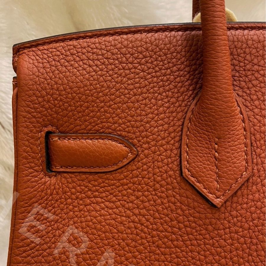 ► 全新 Hermès 愛馬仕 ✨Birkin Togo皮✨▫️駝色銀釦-3