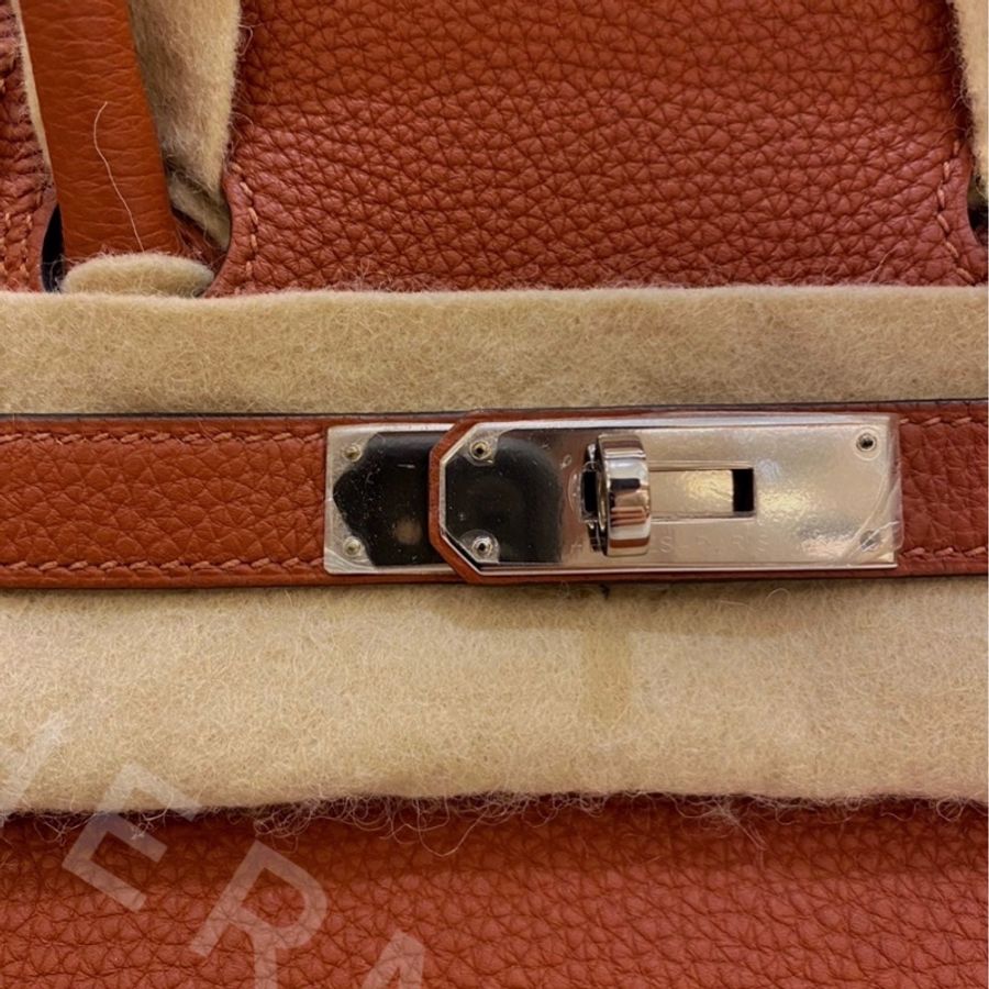 ► 全新 Hermès 愛馬仕 ✨Birkin Togo皮✨▫️駝色銀釦-7