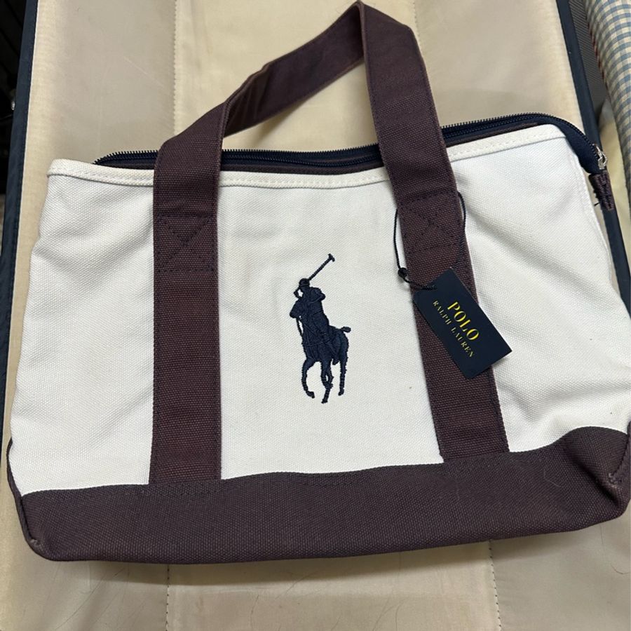 Polo Ralph Lauren 帆布包 大馬帆布托特包 肩背包-0