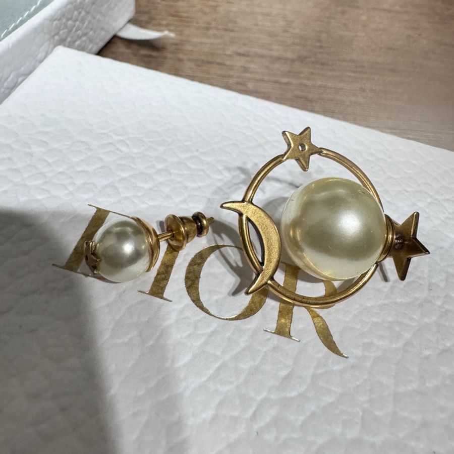 Dior 耳環 珍珠-0