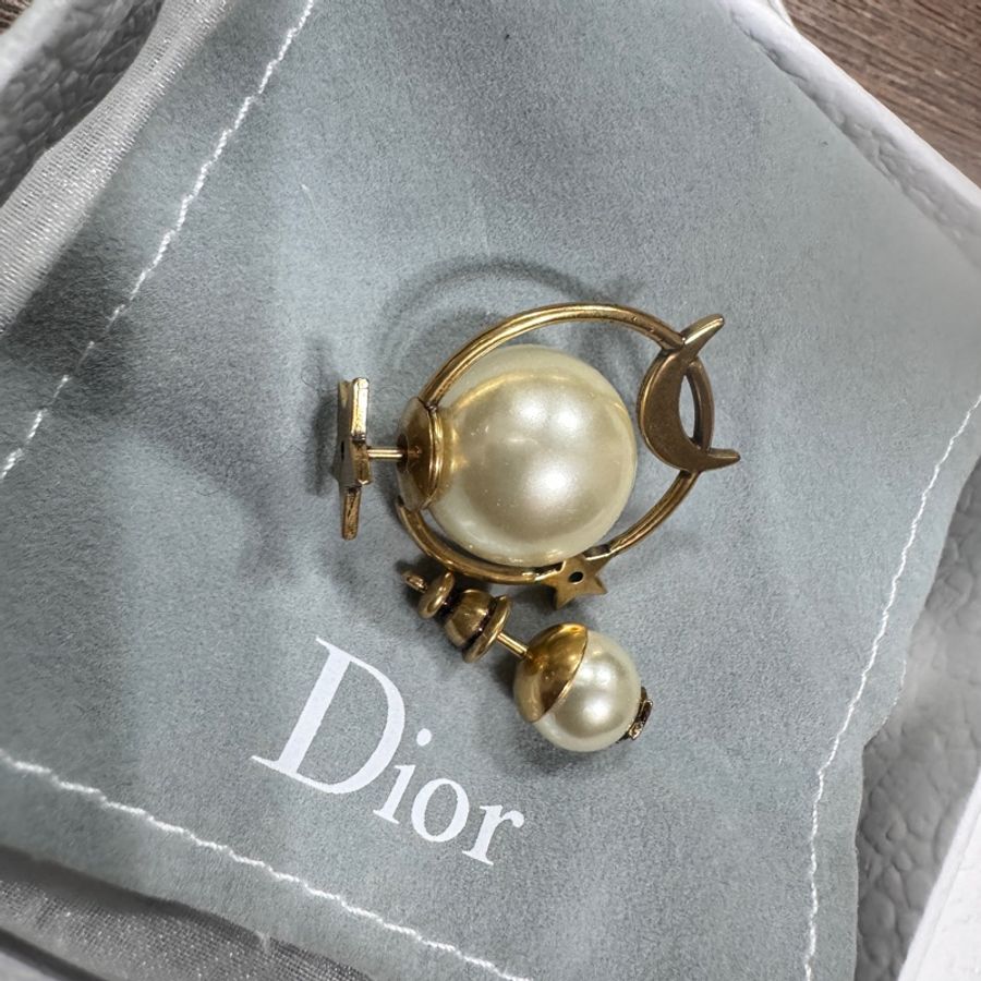 Dior 耳環 珍珠-1