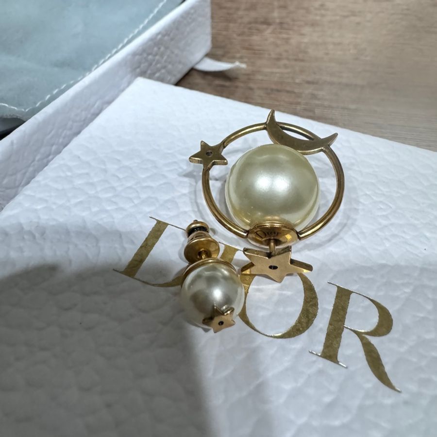 Dior 耳環 珍珠-2