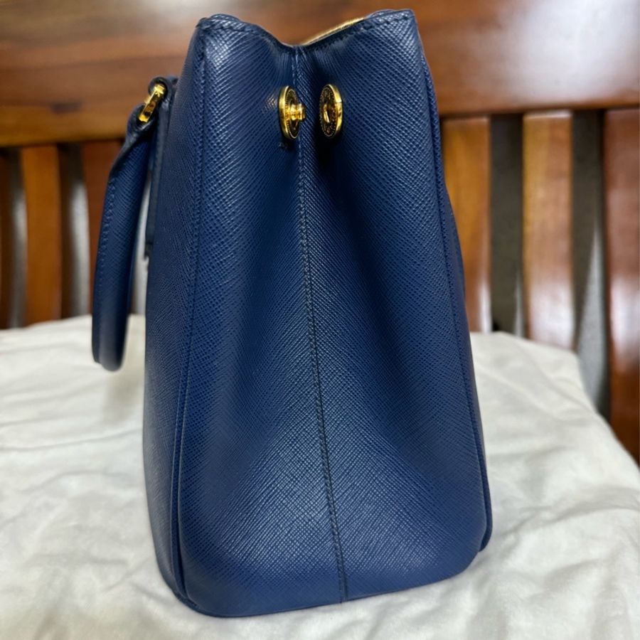 中號Prada Galleria 藍色-3